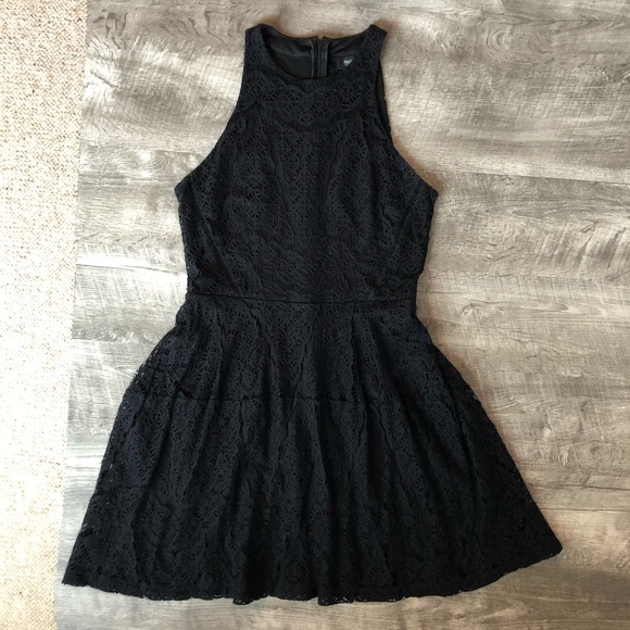 Mossimo Black Lace Skater Sleeveless Dress, size Small - Picture 7 of 8